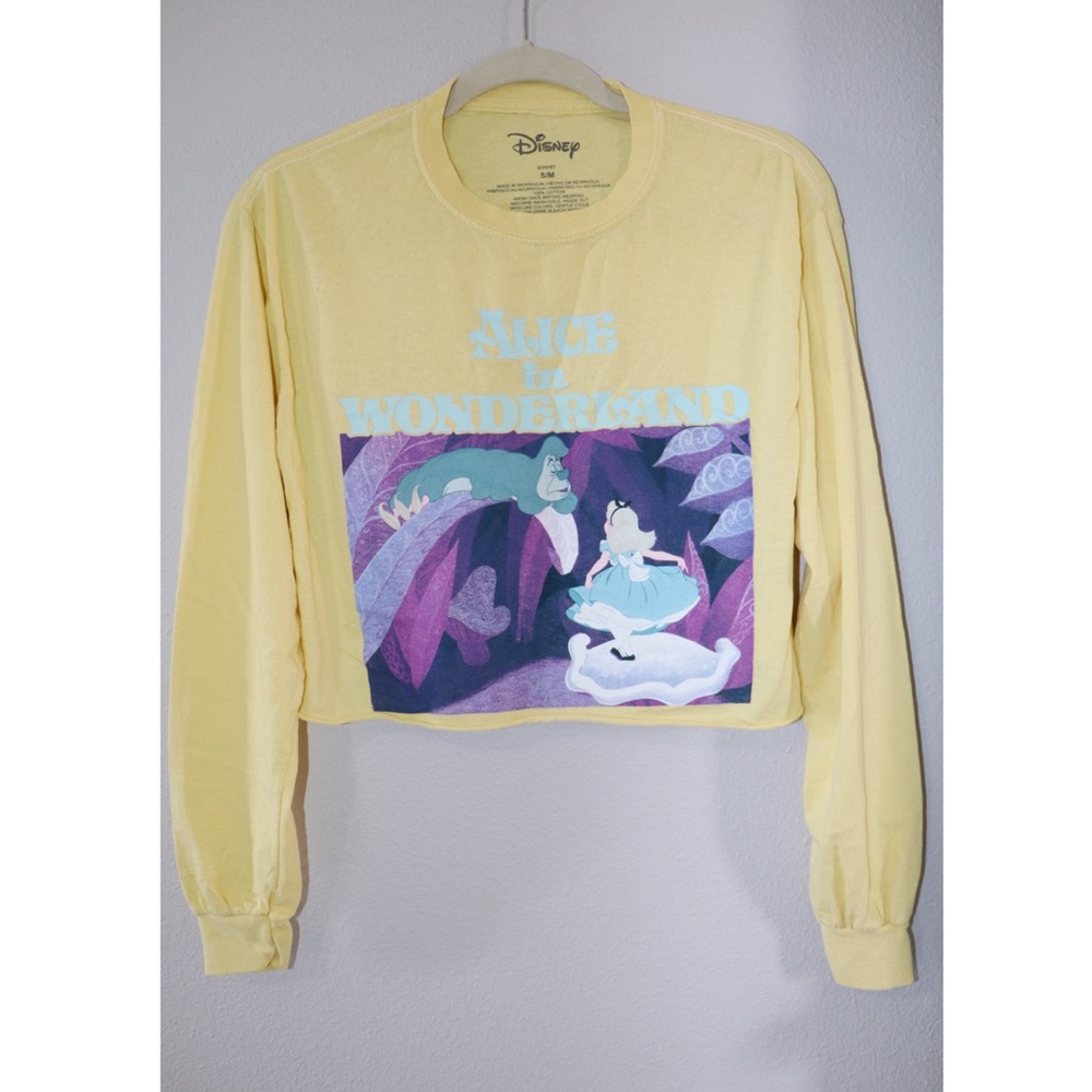 Disney Alice In Wonderland Long Sleeve Top